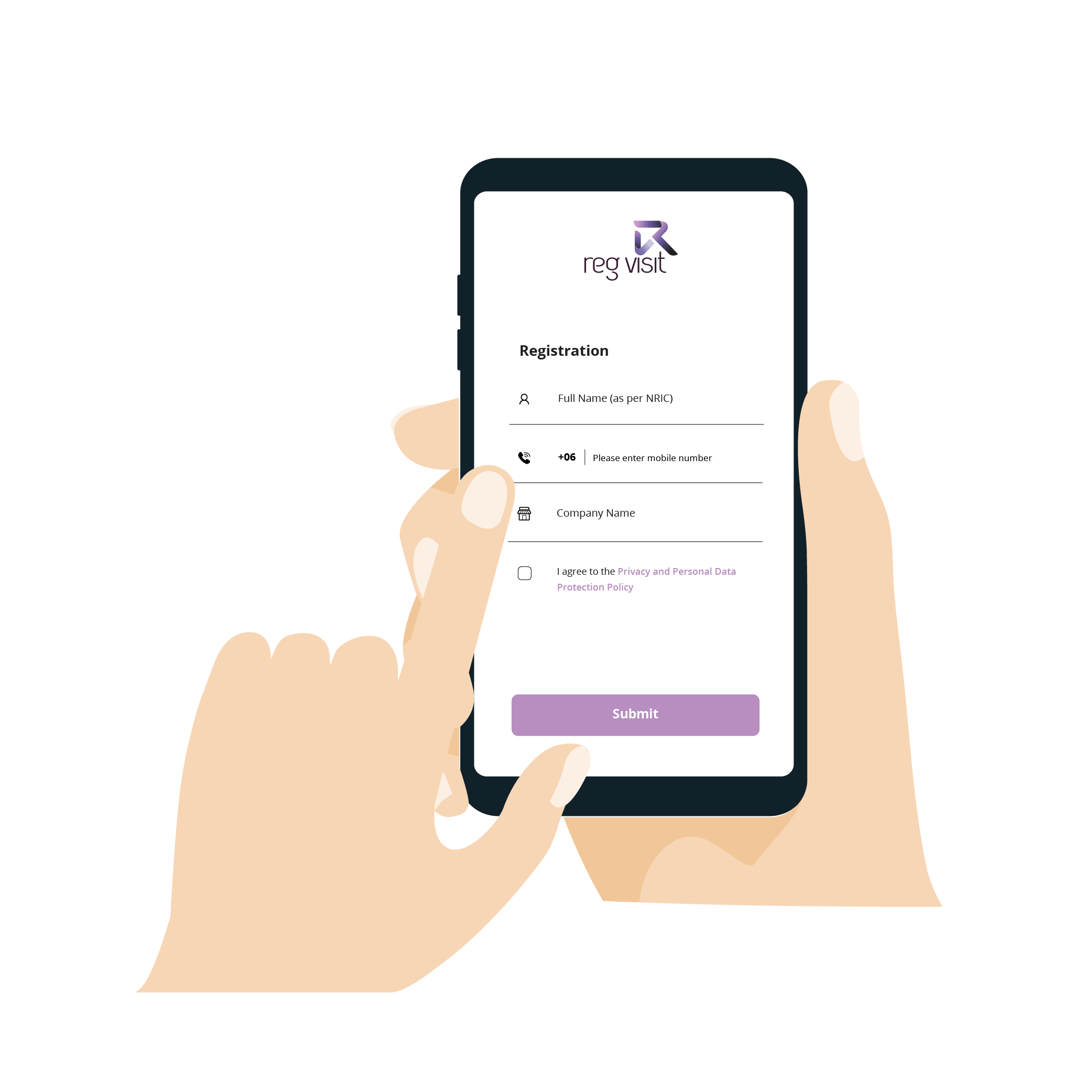 regvisit step 2 customer